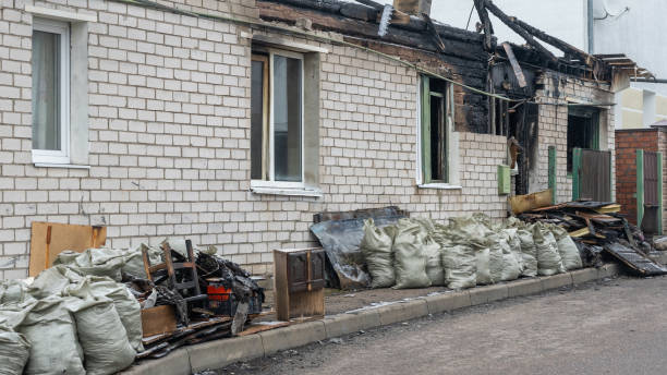 Professional Emergency Fire Cleanup technician working in Beverly, NJ